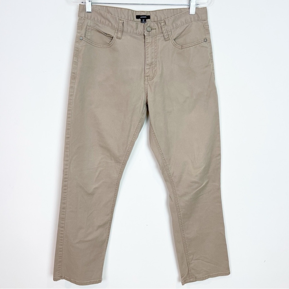 ALFANI TAN STRAIGHT LEG PANTS MENS SZ 32x30